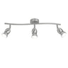 AJP / Alemar Regleta 3 Luces Bala Níquel Satinado 10421 - luzguru.com