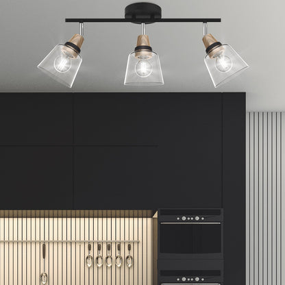 Medidas Regleta 3L Indigo Negra-Madera AJP/Alemar (Ref. 11043) - LuzGuru
