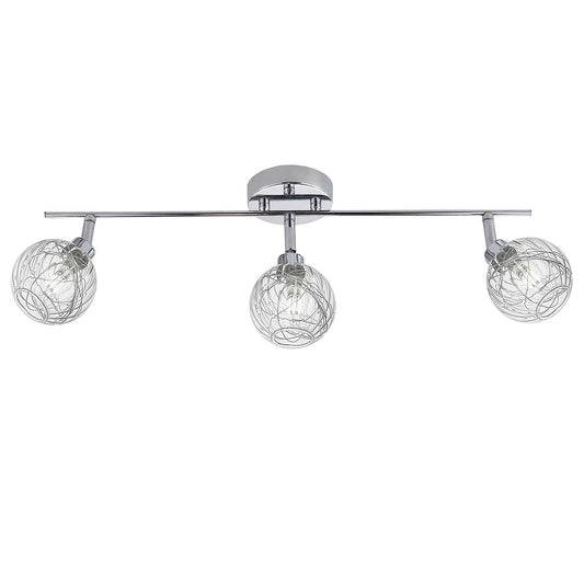 AJP / Alemar Regleta 3L ROLO Cromo 10177 - luzguru.com