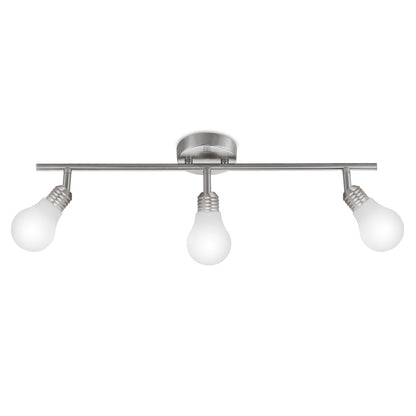 Regleta 3 Luces Sique Níquel Satinado - AJP / Alemar - 10720 - luzguru.com