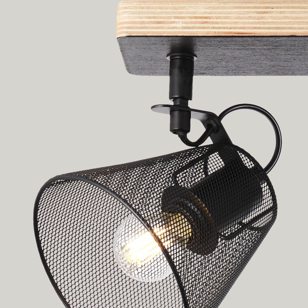Regleta 3 Luces Negra AJP/Alemar UTRECH (Ref. 11127) - Medidas.  Diseño elegante, portalámparas E-14, envío rápido desde luzguru.com
