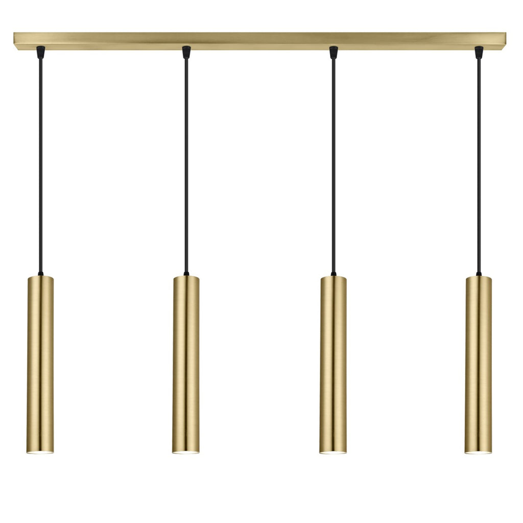 AJP / Alemar Regleta 4 Luces Antiá Latón - Modelo 11747 - luzguru.com