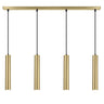AJP / Alemar Regleta 4 Luces Antiá Latón - Modelo 11747 - luzguru.com