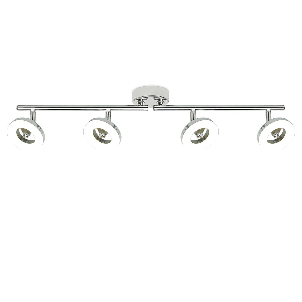 Regleta LED Natal 4 luces AJP/Alemar (Ref. 10507) - Medidas. Iluminación cálida para hogar. luzguru.com
