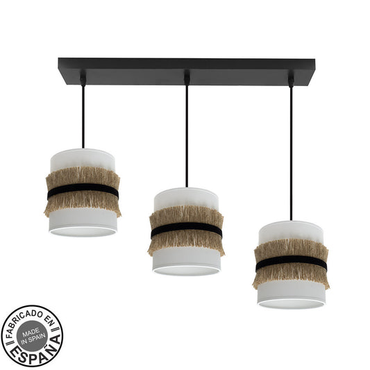 Angola Regleta 3 Luces Textil Fabrilamp / Abrila 227193101