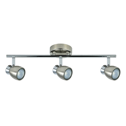 Regleta Chacho 3 Focos Níquel Fabrilamp / Abrila 142493003
