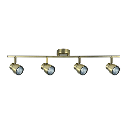 Regleta Chacho 4 Focos GU10 Cuero Fabrilamp / Abrila 142494014