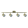 Regleta Chacho 4 Focos GU10 Cuero Fabrilamp / Abrila 142494014