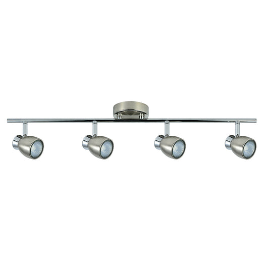 Regleta Chacho 4 Focos Níquel Fabrilamp / Abrila 142494003