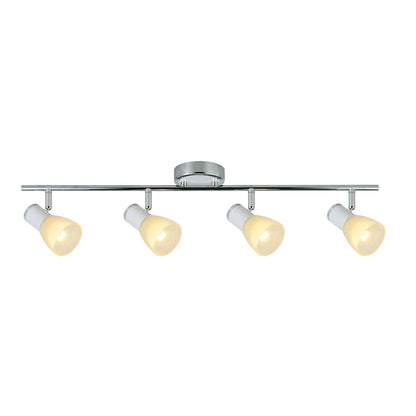 Regleta Cholo fabricada en Metal color Blanco y Cromo