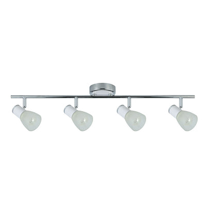 Cholo Regleta Focos Articulables Blanco y Cromo Fabrilamp / Abrila 141994001