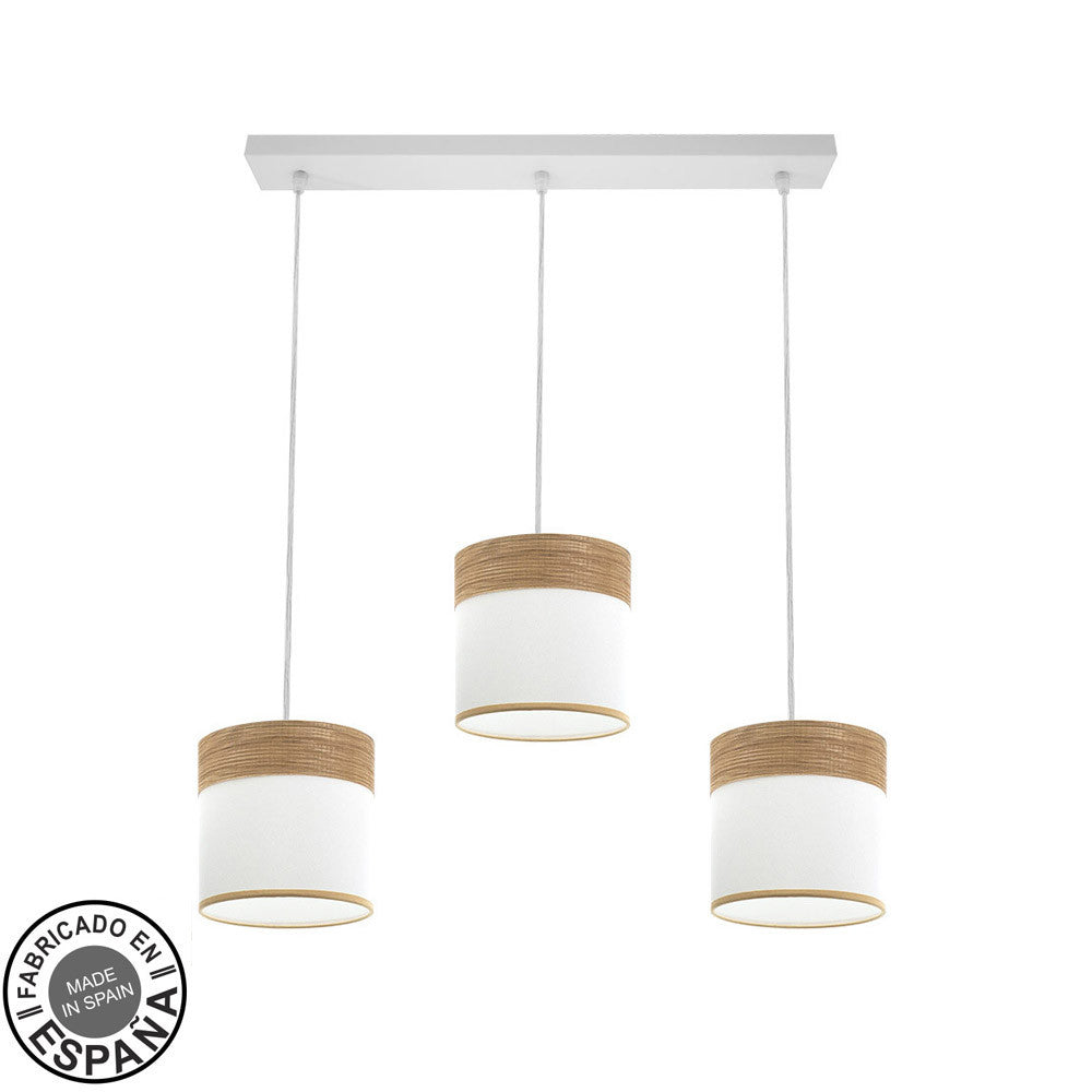 Regleta Cloe 3 luces Fabrilamp / Abrila 175493085 para techo