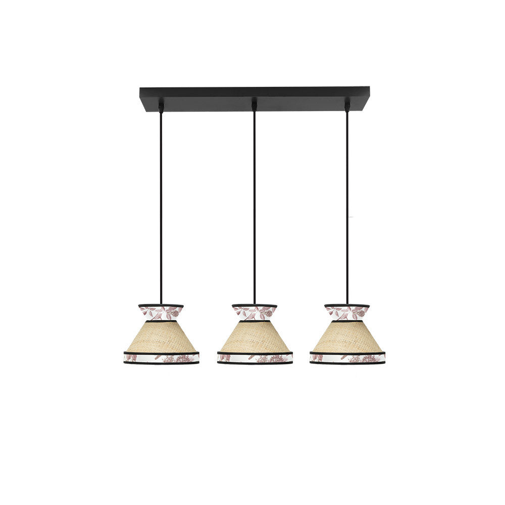 Regleta Colgante Textil Beis/Rojo Constantinopla Fabrilamp / Abrila 248893107