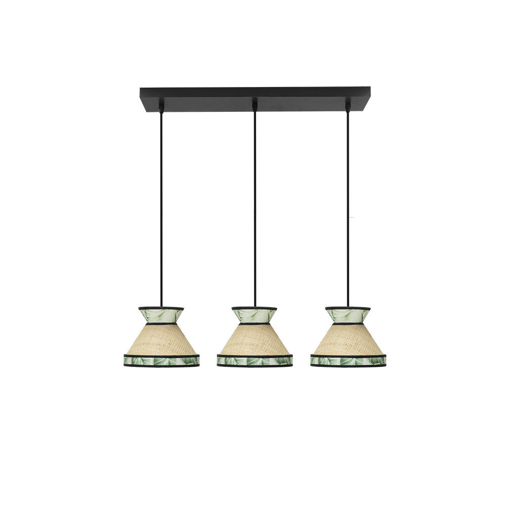 Regleta 3 Luces Constantinopla Beis/Verde Fabrilamp / Abrila 248893106