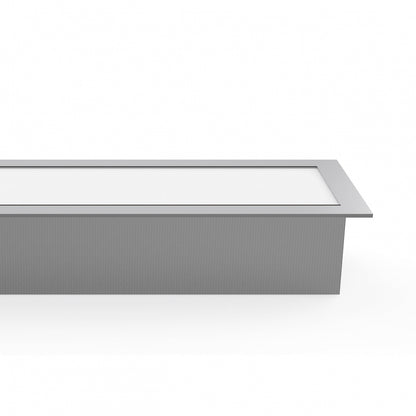 Regleta Linex fabricada en aluminio color aluminio, ideal para iluminación técnica