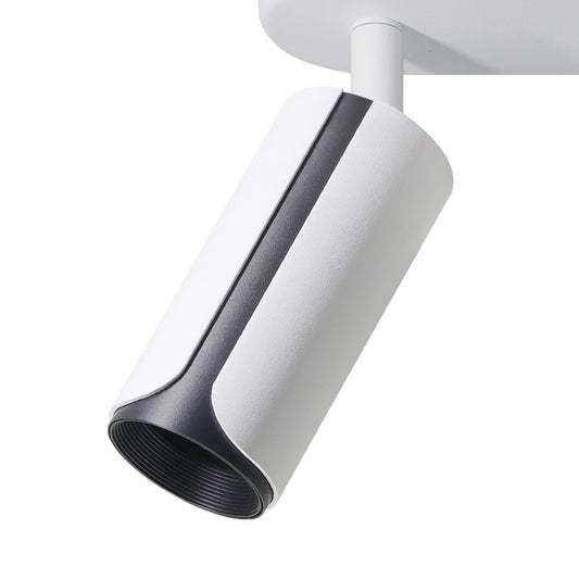 Regleta Gobi fabricada en aluminio color blanco arenado para salón