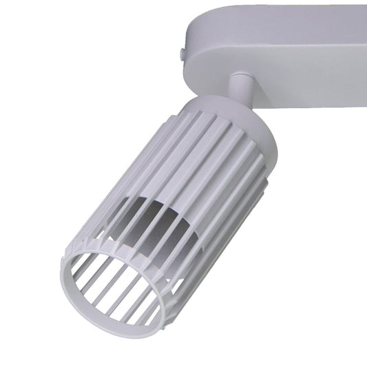 Regleta Sahara fabricada en aluminio color blanco arenado para techo