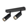 Regleta de Techo Negra Orientable CristalRecord 43-213-92-180