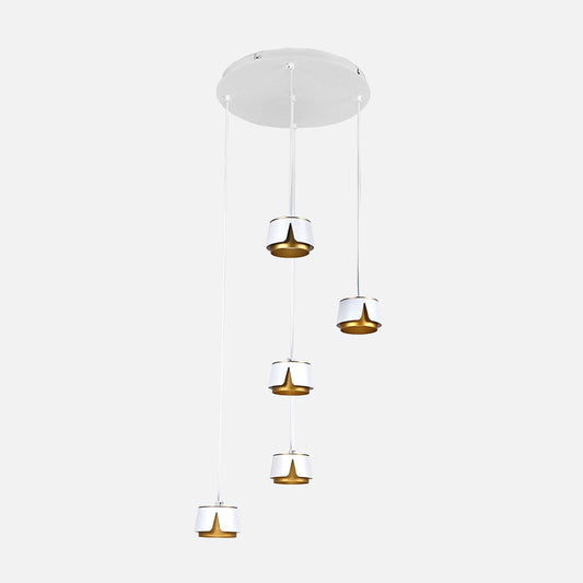 Plafón Domenica 5 Luces Fabrilamp / Abrila 253795075 para techo moderno