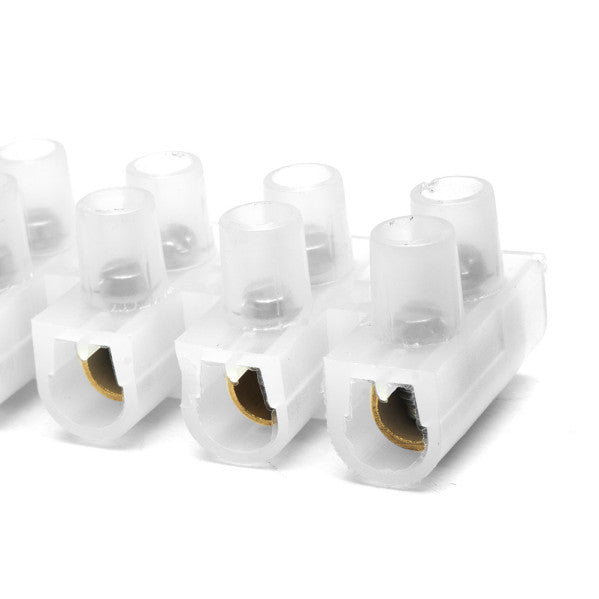 Regleta de Fichas de Empalme 3A 4 mm² 12 Secciones Semitransparente Fabrilamp - imagen 2 | Fabrilamp / Abrila