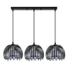 Latina Regleta Colgante Fabrilamp / Abrila, lámpara industrial negra ref. 224593009