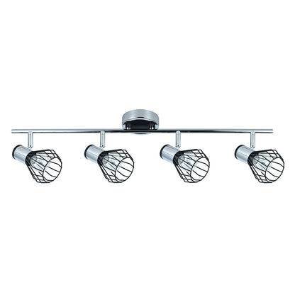 Regleta Focos Mateo Fabrilamp / Abrila Cromo Negro 142294009