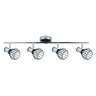 Regleta Focos Mateo Fabrilamp / Abrila Cromo Negro 142294009