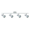 Regleta Focos Máximo Fabrilamp / Abrila 142394001 orientable blanco y cromo