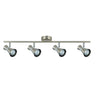 Regleta Máximo 4 Focos Níquel Cromo Fabrilamp / Abrila 142394003