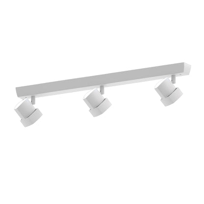 Regleta Moka 3 Focos Blanco CristalRecord 002-2150-3-125