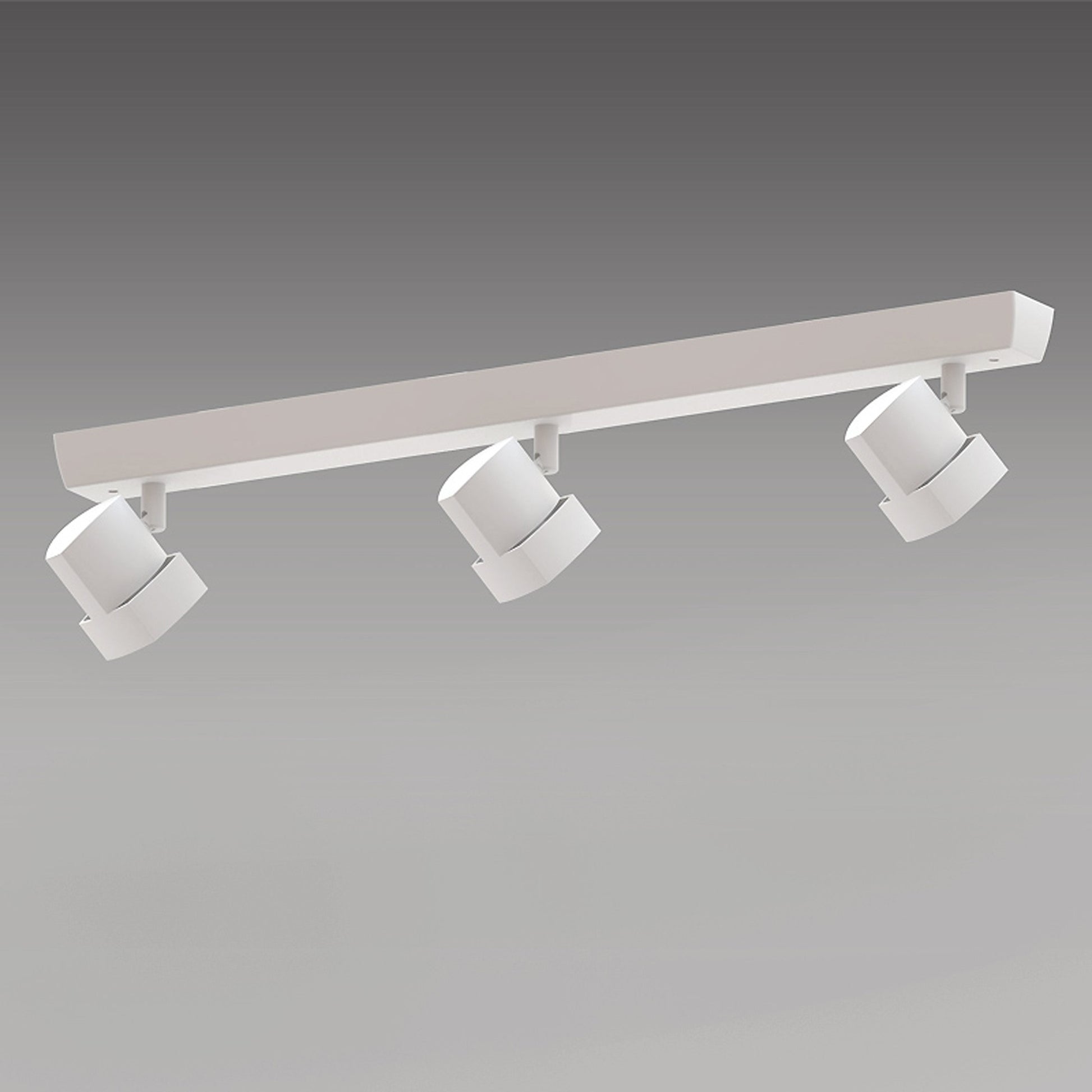 Regleta Moka fabricada en Acero y zamak color Blanco