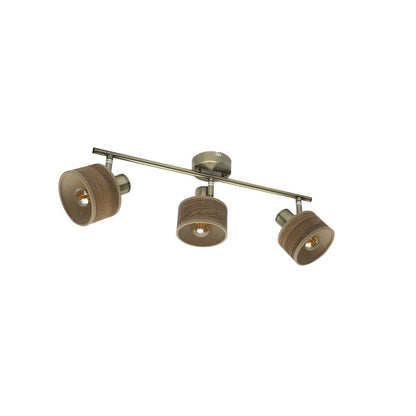 Regleta Nando 3 Focos Orientables Fabrilamp / Abrila 190493084
