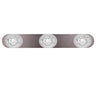 Regleta LED Rose Marrón 3 Luces AJP / Alemar 3156RG/3AM - luzguru.com