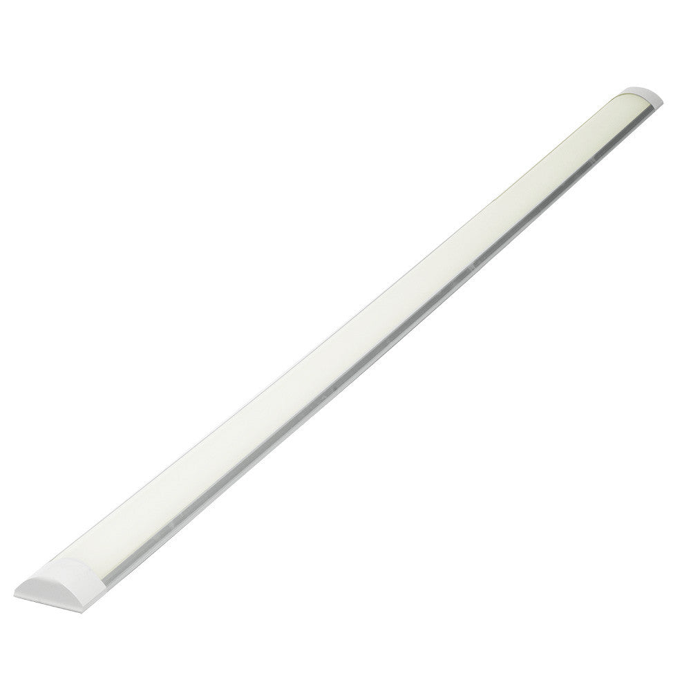 Regleta LED Sergin Fabrilamp / Abrila blanca de aluminio, ref. 150394801