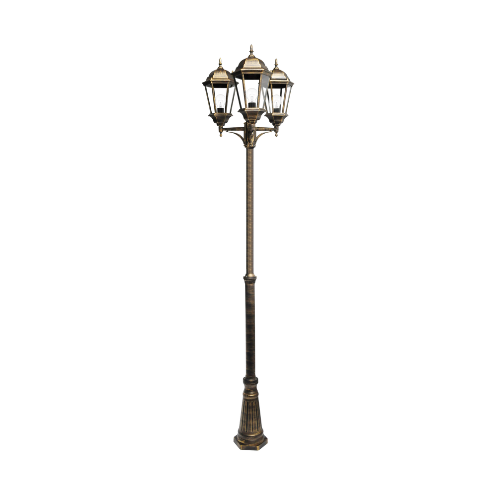 Farola Exterior Regulus 3 Luces E27 230 cm Fabrilamp