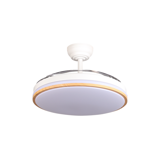 Ventilador de Techo Relampago Blanco / Haya – vista principal · Ref. 258891368