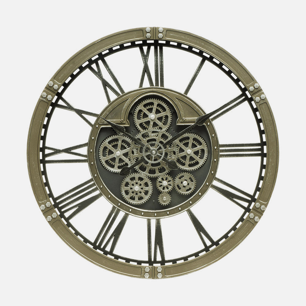 Reloj de pared con tecnología de cuarzo y movimiento continuo