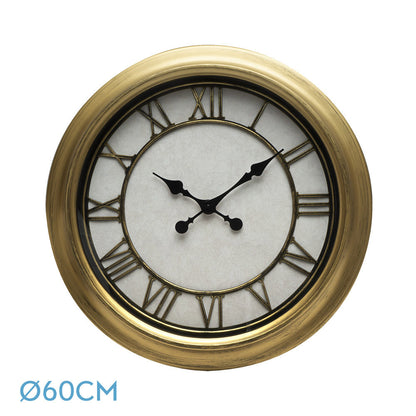 Reloj de Pared Almita Oro Retro Industrial Fabrilamp / Abrila 192610029