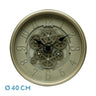 Reloj Pared Alosno Vintage con Engranajes Fabrilamp / Abrila 217514014