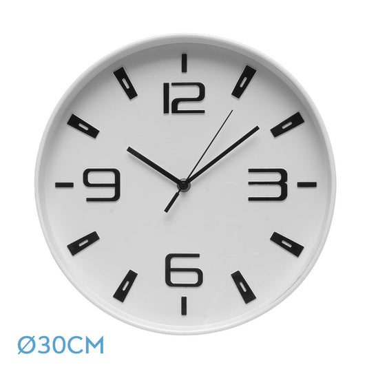 Reloj de Pared Aroa Blanco Fabrilamp / Abrila 190810001