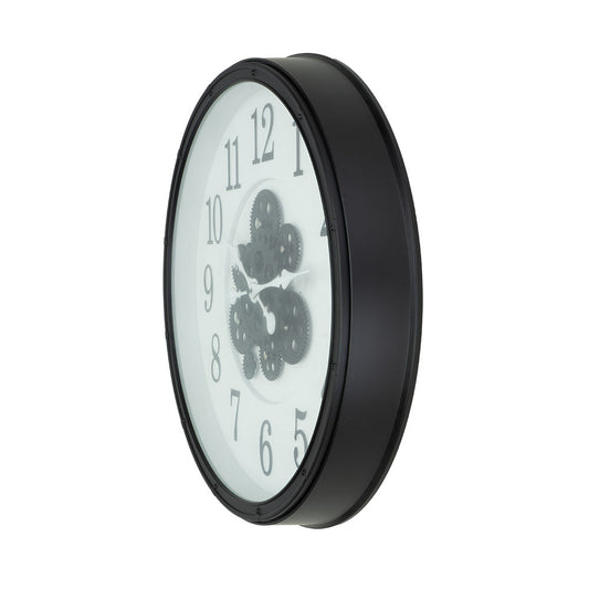 Reloj Berrocal fabricado en Policarbonato color Negro/Blanco, estilo Vintage Industrial