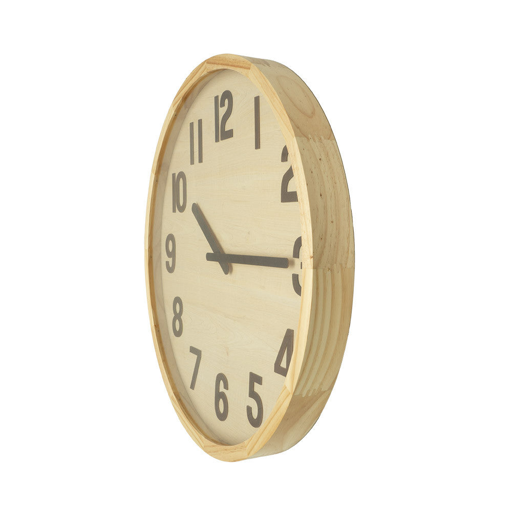 Reloj de pared con movimiento continuo silencioso