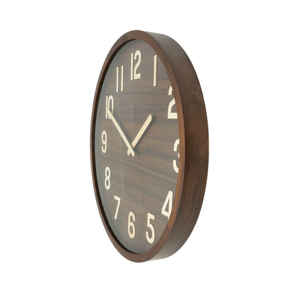 Reloj de pared silencioso con movimiento continuo de cuarzo