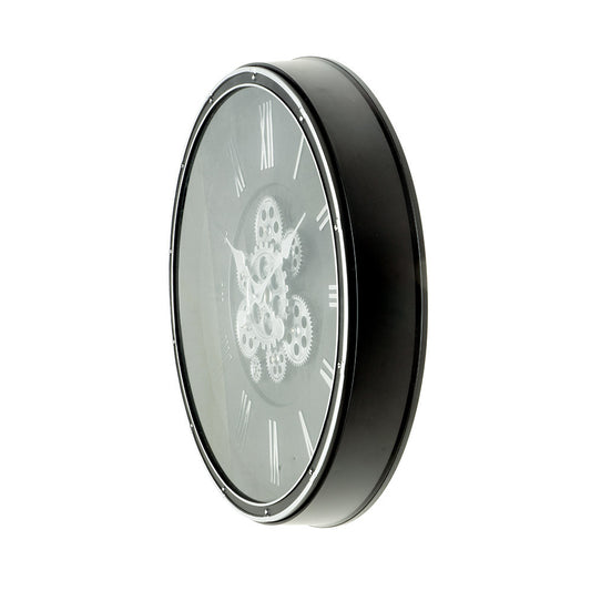 Reloj Cacin fabricado en Policarbonato/ABS/Cristal color Negro y Plata