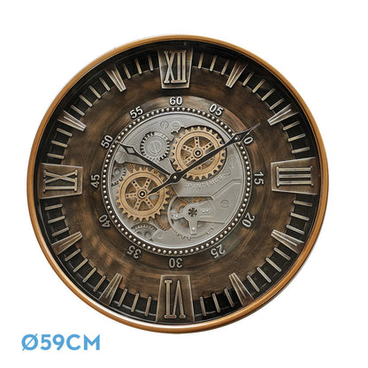 Reloj Pared Vintage Industrial Catanias Fabrilamp / Abrila 215210029