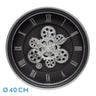 Reloj de pared Chercos Fabrilamp / Abrila con engranajes, ref. 219914078