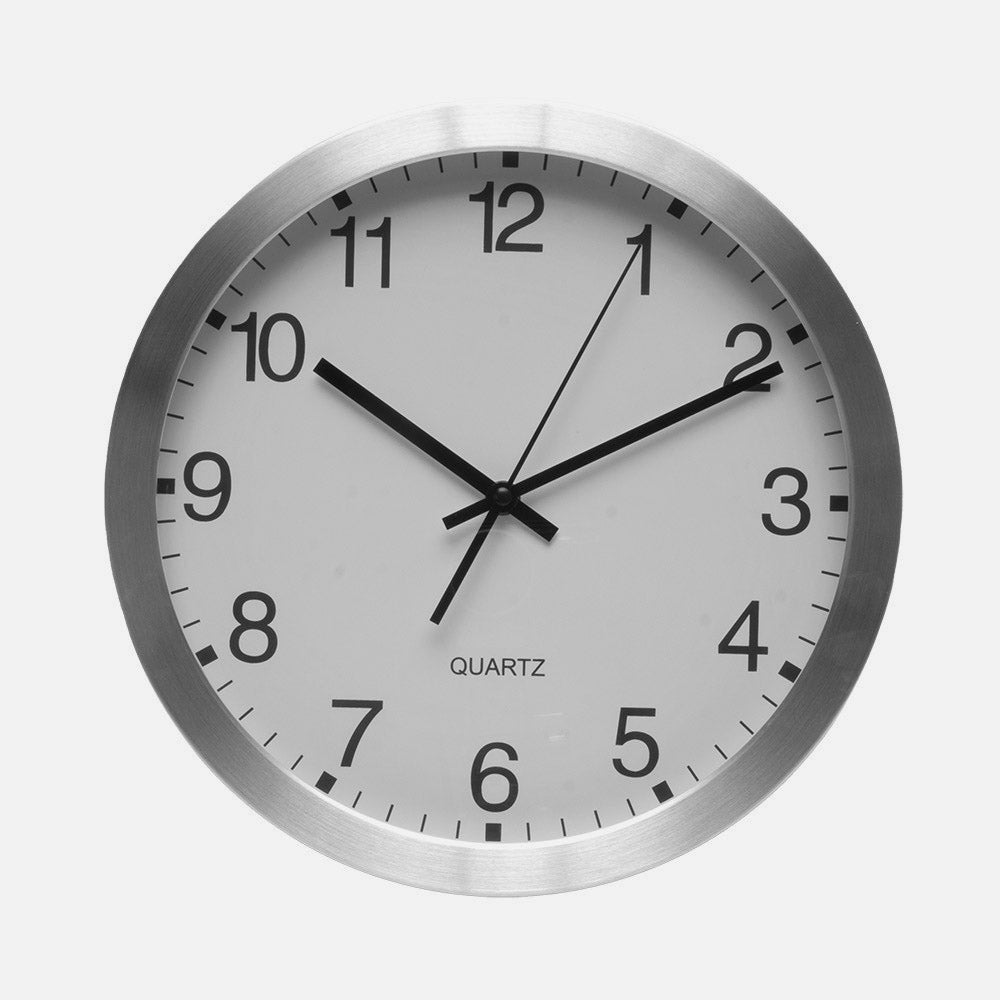 Elegante reloj de pared blanco ideal para salón