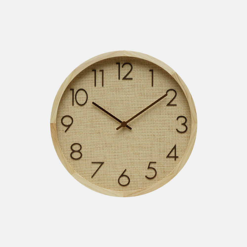 Reloj de pared con movimiento silencioso de cuarzo Grenoble