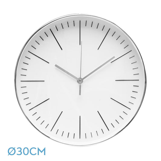 Reloj de Pared HERA Plata Fabrilamp / Abrila 190910010
