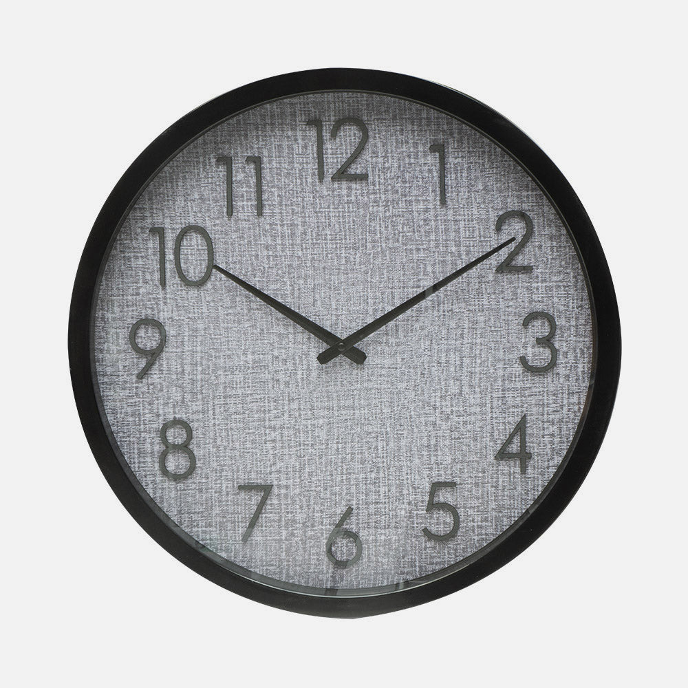 Reloj de pared con movimiento continuo para un ambiente silencioso